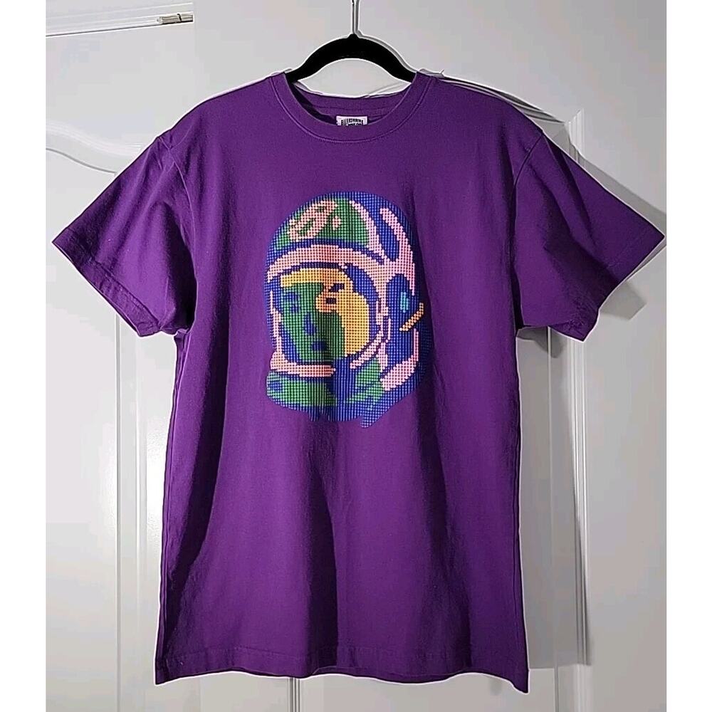Billionaire Boys Club Spectrum Logo T-Shirt Purple Size L Made in USA Cotton